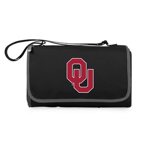 Oklahoma Sooners Outdoor Picnic Blanket and Tote - Black