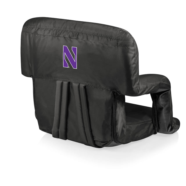 Northwestern Wildcats Ventura Portable Reclining Stadium Seat - Black