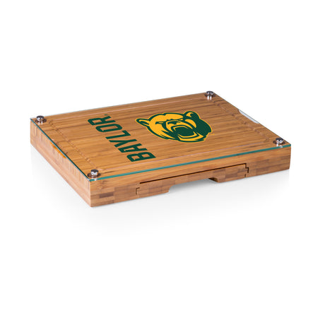 Baylor Bears Concerto Glass Top Cheese Cutting Board & Tools Set