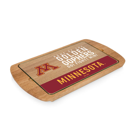 Minnesota Golden Gophers Billboard Glass Top Serving Tray