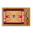 NC State Wolfpack Icon Glass Top Cutting Board & Knife Set - Basketball