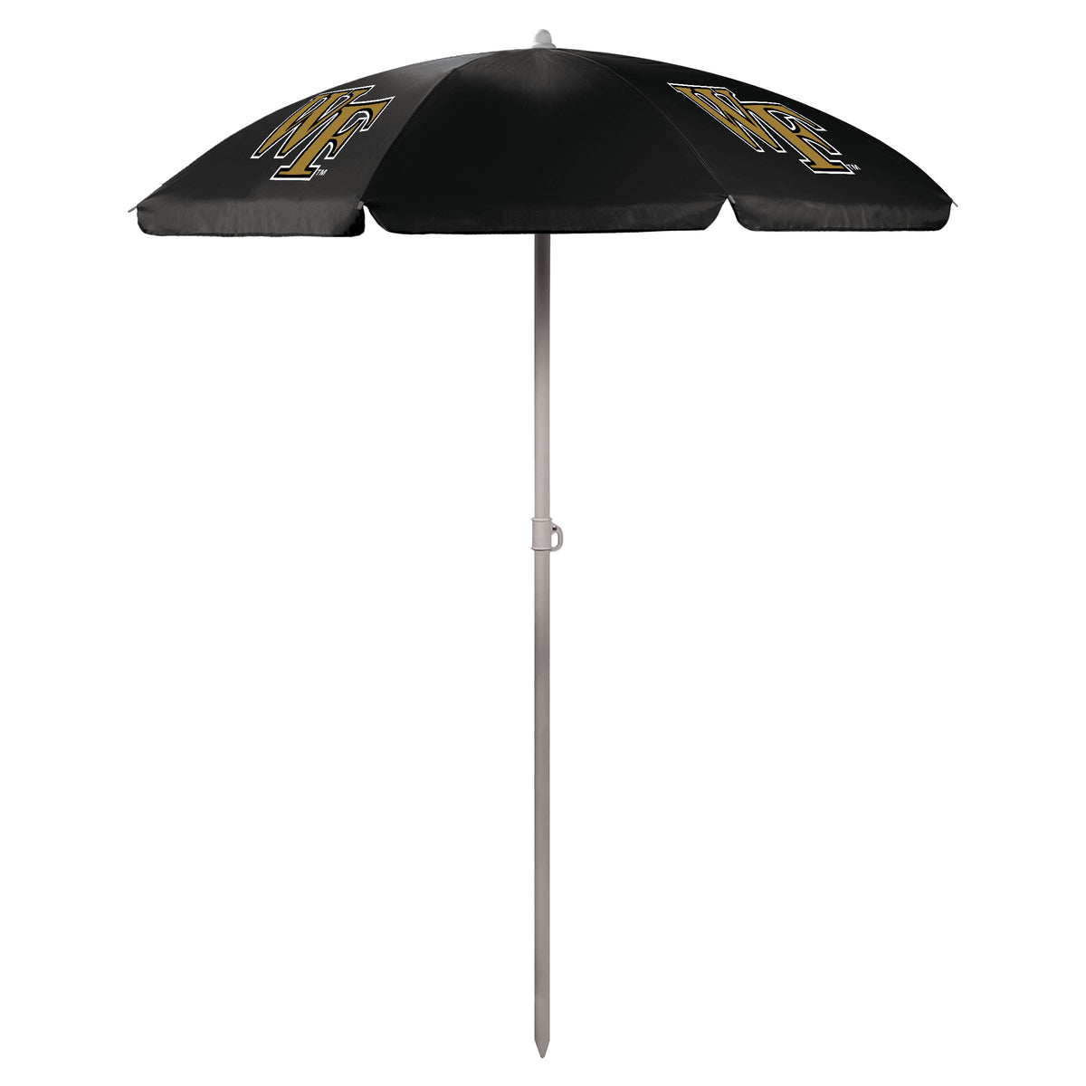 Wake Forest Demon Deacons 5.5 Ft. Portable Beach Umbrella - Black