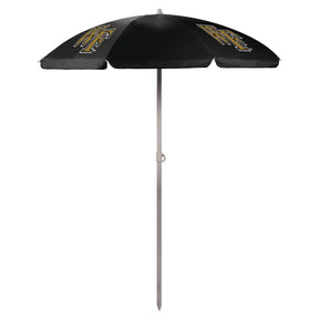 Wake Forest Demon Deacons 5.5 Ft. Portable Beach Umbrella - Black