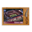 Texas A&M Aggies Icon Glass Top Cutting Board & Knife Set
