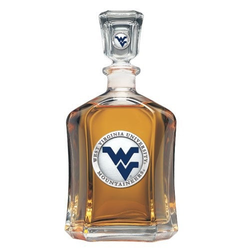 West Virginia Mountaineers Capitol Decanter
