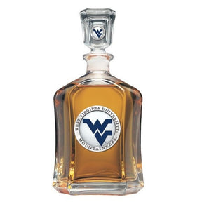 West Virginia Mountaineers Capitol Decanter