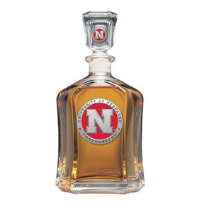 Nebraska Huskers Capitol Decanter