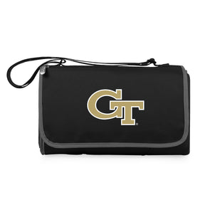 Georgia Tech Yellow Jackets Outdoor Picnic Blanket and Tote - Black