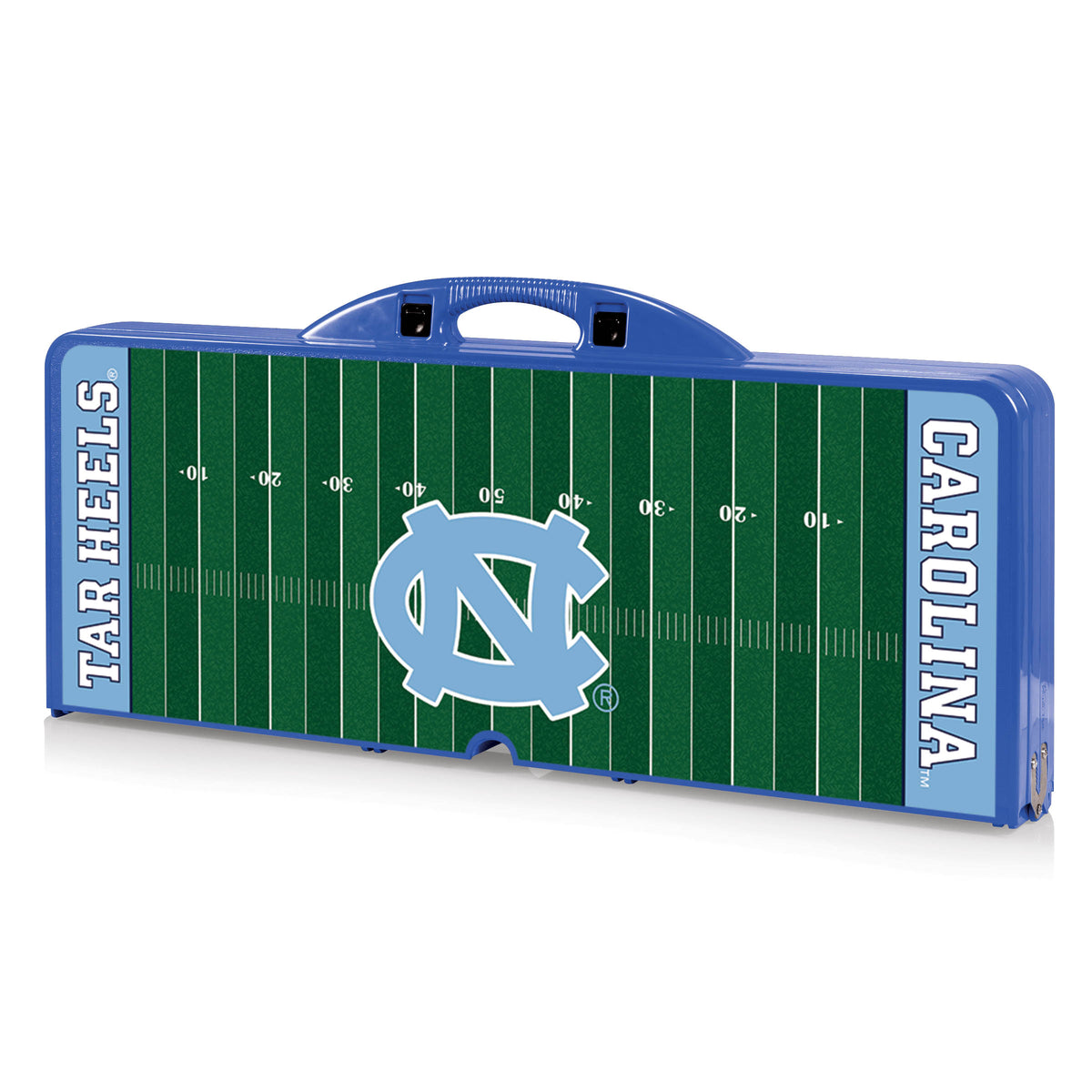 North Carolina Tar Heels Picnic Table Portable Folding Table with Seats - Football