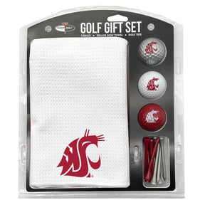 Washington State Cougars Microfiber Towel Golf Gift Set - White