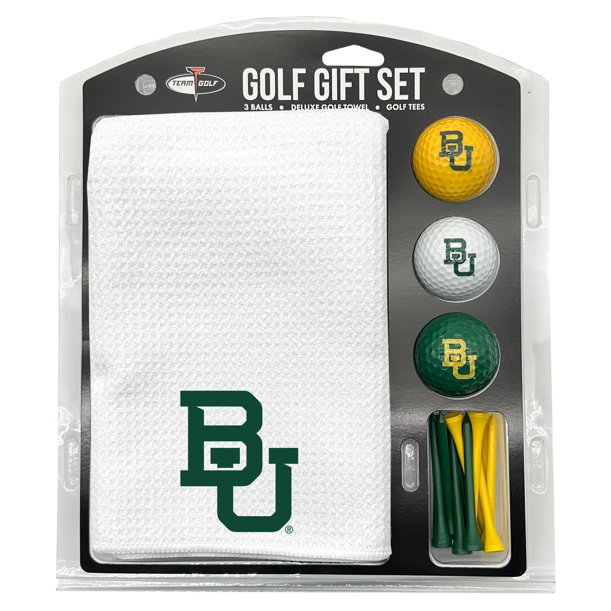 Baylor Bears Microfiber Towel Golf Gift Set - White