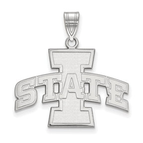Iowa Hawkeyes Crest Sterling Silver Lapel Pin