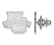 LSU Tigers Script Logo Sterling Silver Necklace