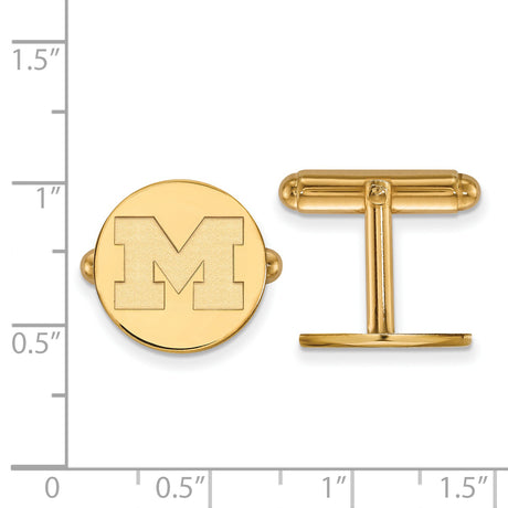 Marquette Golden Eagles Sterling Silver Gold Plated Medium Pendant