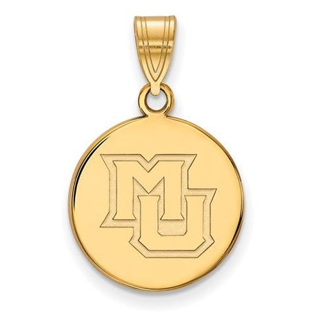Marquette Golden Eagles 10k White Gold Extra Small Post Earrings