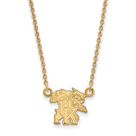 Iowa State University 14k White Gold Small Pendant Necklace