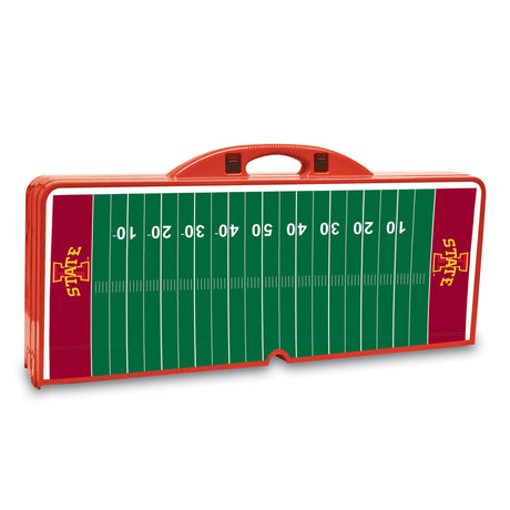 Iowa State Cyclones Picnic Table Portable Folding Table with Seats - Football