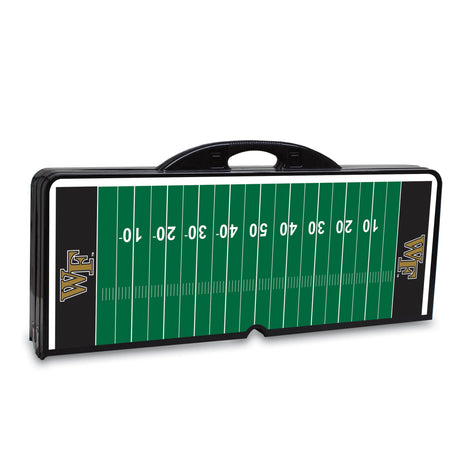 Wake Forest Demon Deacons Picnic Table Portable Folding Table with Seats - Football