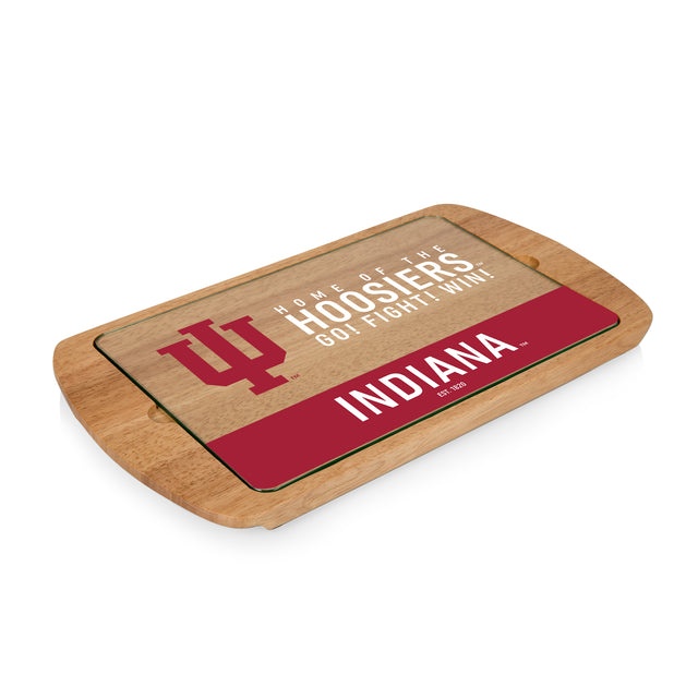 Indiana Hoosiers Billboard Glass Top Serving Tray
