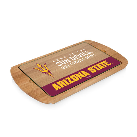 Arizona State Sun Devils Billboard Glass Top Serving Tray