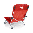 Oklahoma Sooners Tranquility Beach Chair with Carry Bag