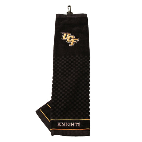 UCF Knights Tri-Fold Embroidered Scrubber Golf Towel