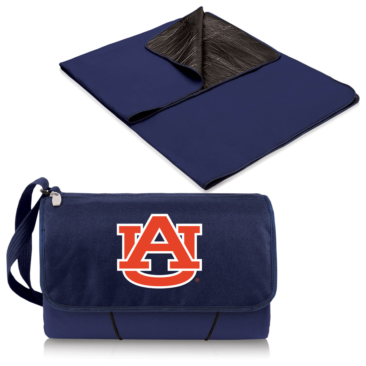 Auburn Tigers Outdoor Picnic Blanket and Tote - Blue
