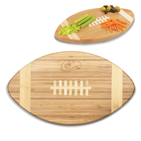 Kansas Jayhawks Touchdown Cutting Board & Serving Tray