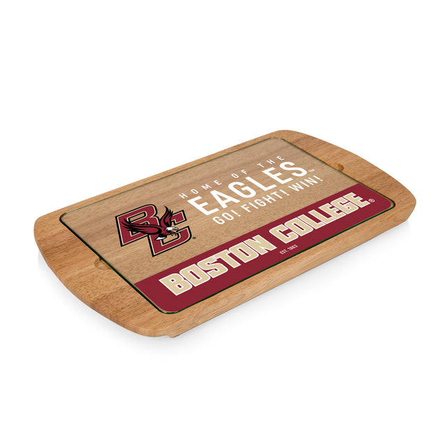 Boston College Eagles Billboard Glass Top Serving Tray