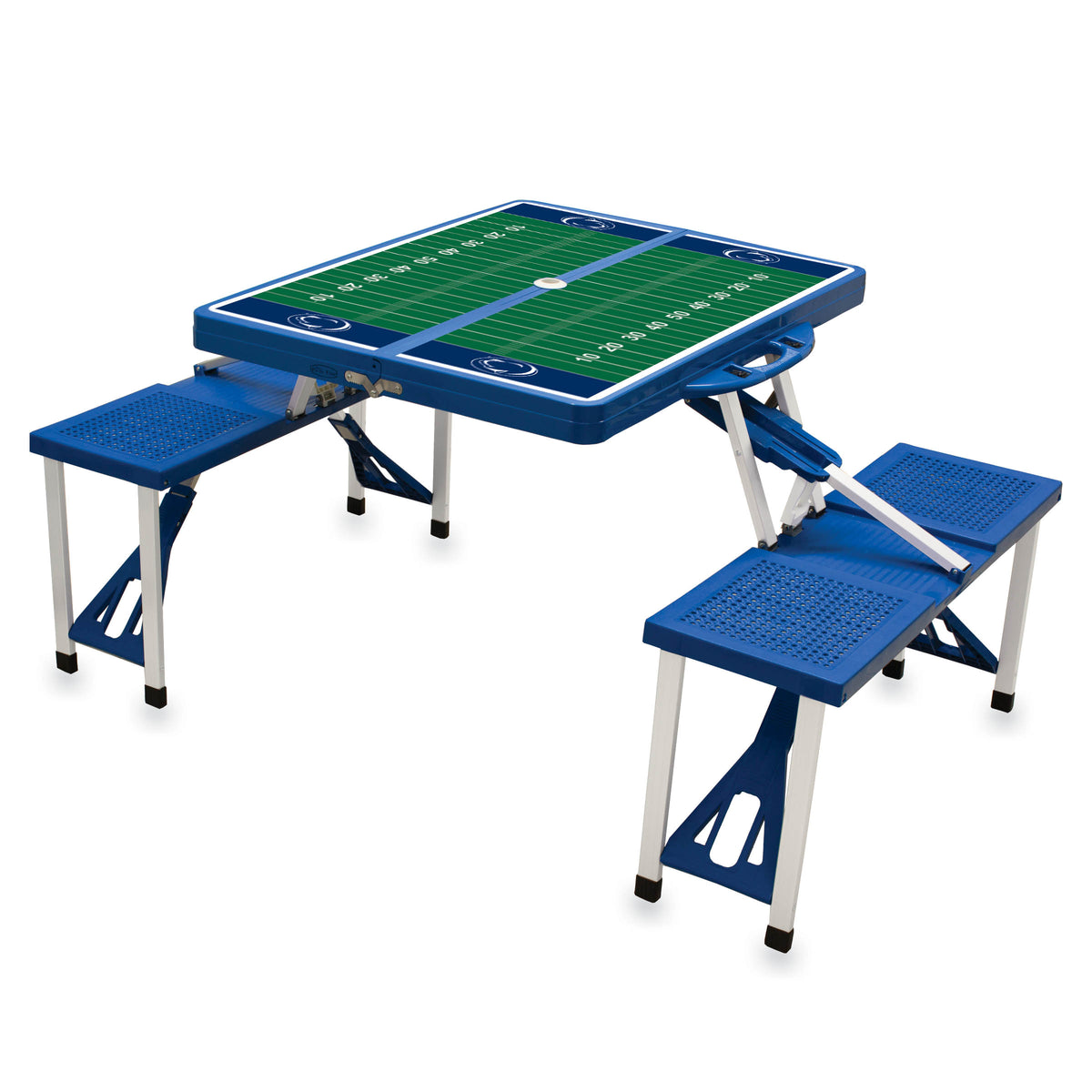 Penn State Nittany Lions Picnic Table Portable Folding Table with Seats