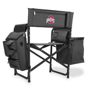 Ohio State Buckeyes Fusion Camping Chair - Black