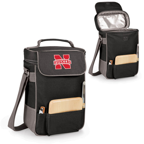 Nebraska Huskers Duet Wine and Cheese Picnic Tote