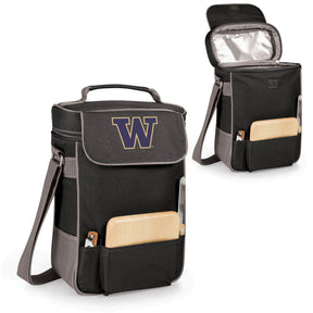 Washington Huskies Duet Wine and Cheese Picnic Tote