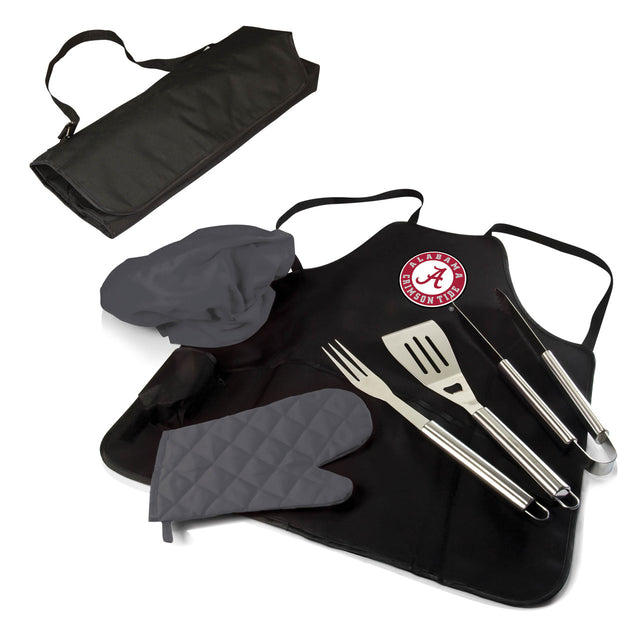 Alabama Crimson Tide BBQ Apron Tote Set