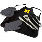 Michigan Wolverines BBQ Apron Tote Set