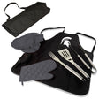 Michigan State Spartans BBQ Apron Tote Set