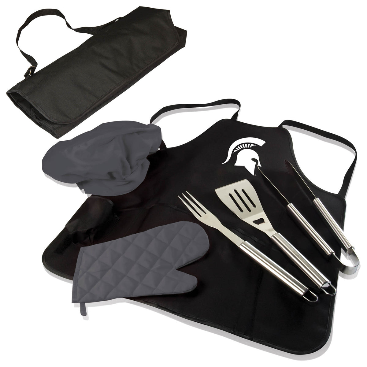 Michigan State Spartans BBQ Apron Tote Set