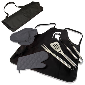 Michigan State Spartans BBQ Apron Tote Set