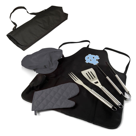 UNC Tarheels BBQ Apron Tote Set