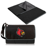 Louisville Cardinals Outdoor Picnic Blanket and Tote - Black