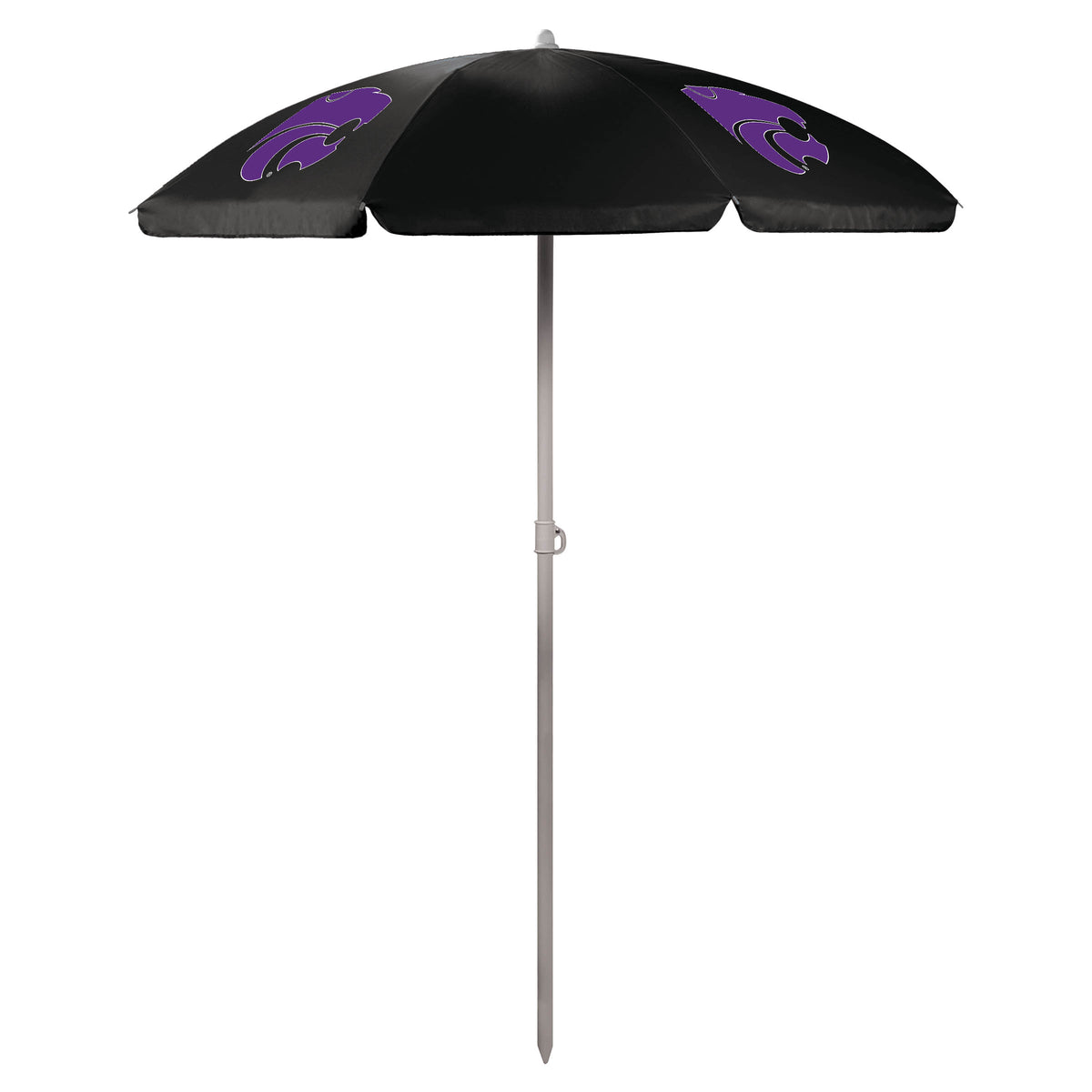 Kansas State Wildcats 5.5 Ft. Portable Beach Umbrella - Black
