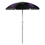 Kansas State Wildcats 5.5 Ft. Portable Beach Umbrella - Black