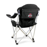 Ohio State Buckeyes Reclining Camp Chair - Black