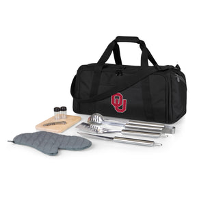 Oklahoma Sooners BBQ Kit Grill Set & Cooler