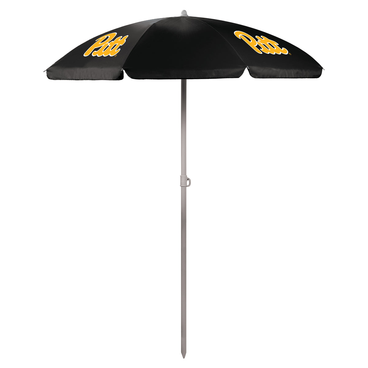 Pittsburgh Panthers 5.5 Ft. Portable Beach Umbrella - Black