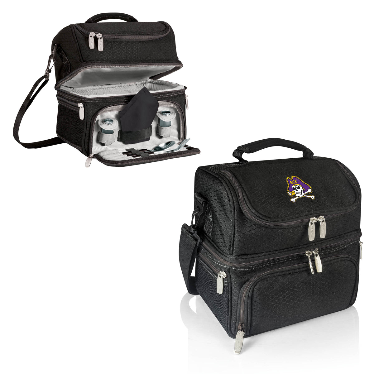 East Carolina Pirates Pranzo Lunch Cooler Bag - Black
