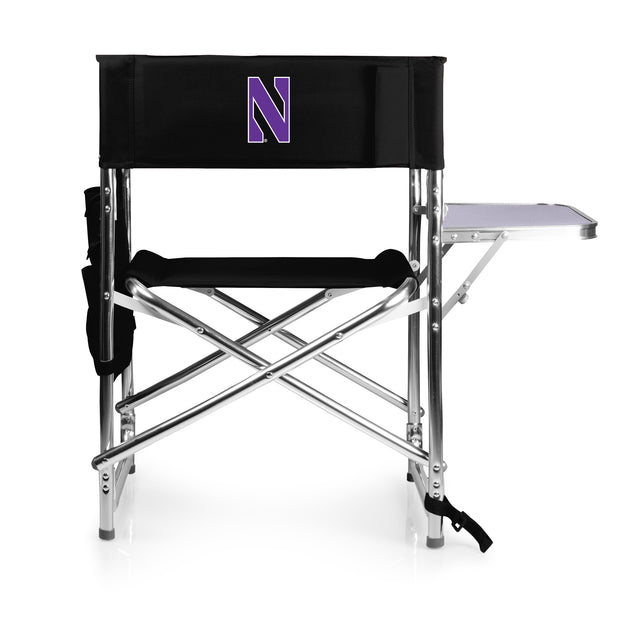 Northwestern Wildcats Sports Chair - Black