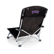 TCU Horned Frogs Tranquility Beach Chair with Carry Bag