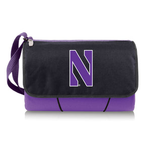 Northwestern Wildcats Outdoor Picnic Blanket and Tote