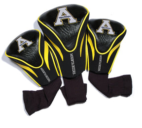 Appalachian State Mountaineers 3 Pack Embroidered Contour Golf Headcovers